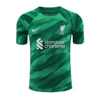 Camisa de Futebol Liverpool Goleiro Equipamento Alternativo 2023-24 Manga Curta